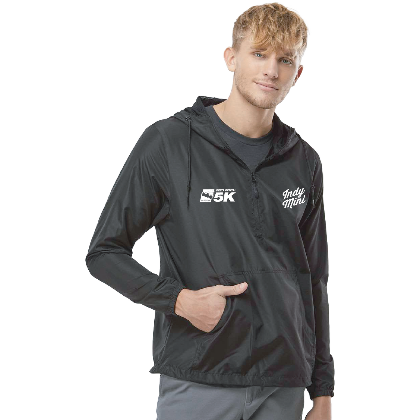 5K 2025 Finisher Men's Lightweight Quarter-Zip Windbreaker EXP54LWP