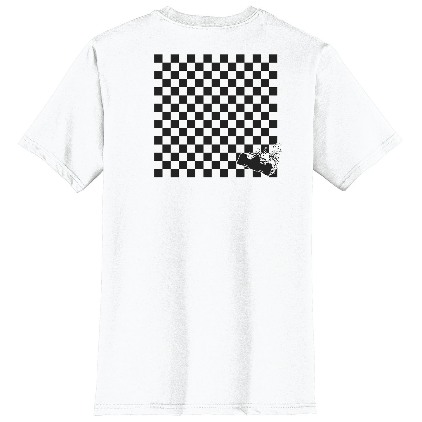 500 Festival Checkered Back 2025 Short Sleeve Tee DT6000