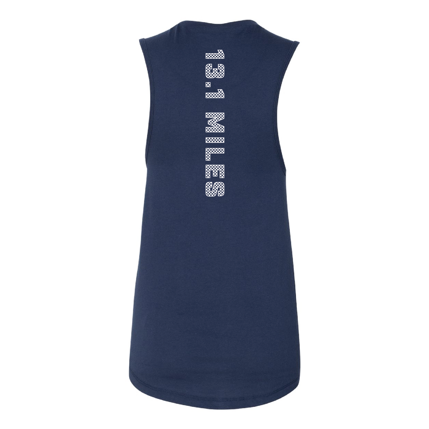 Indy Mini 13.1 Miles Checkered 2025 Women's Muscle Tank BC6003
