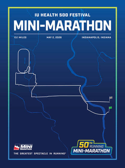 Mini Marathon Route Poster