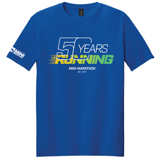 50 YEARS RUNNING TEES