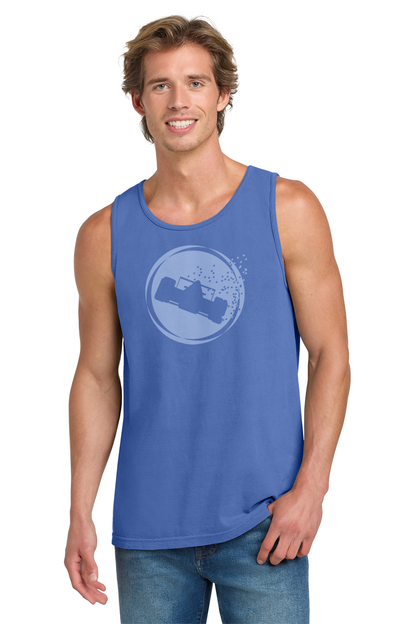 500 FESTIVAL RACE CAR TONE ON TONE MEN'S MUSCLE TANK