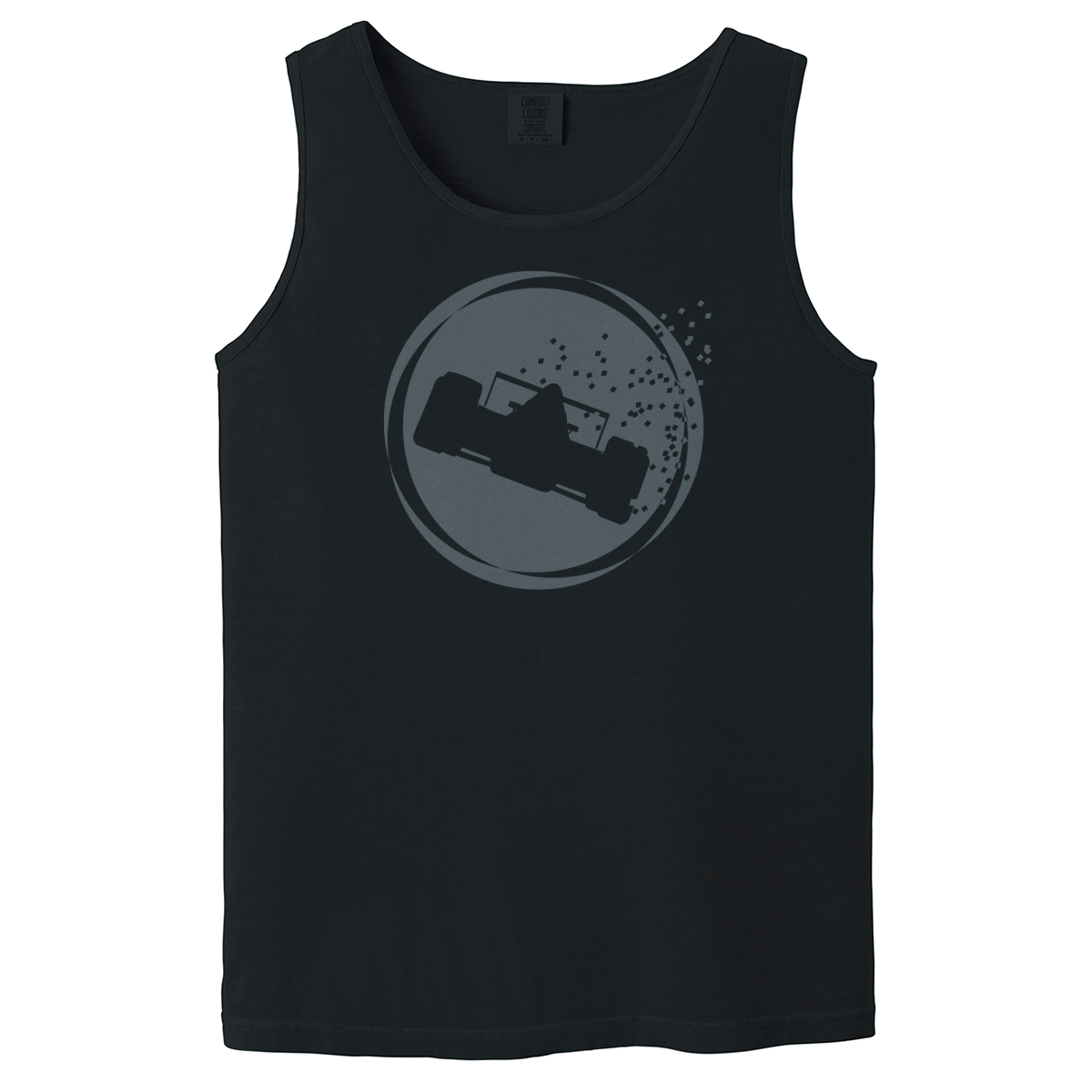 500 FESTIVAL RACE CAR TONE ON TONE MEN'S MUSCLE TANK