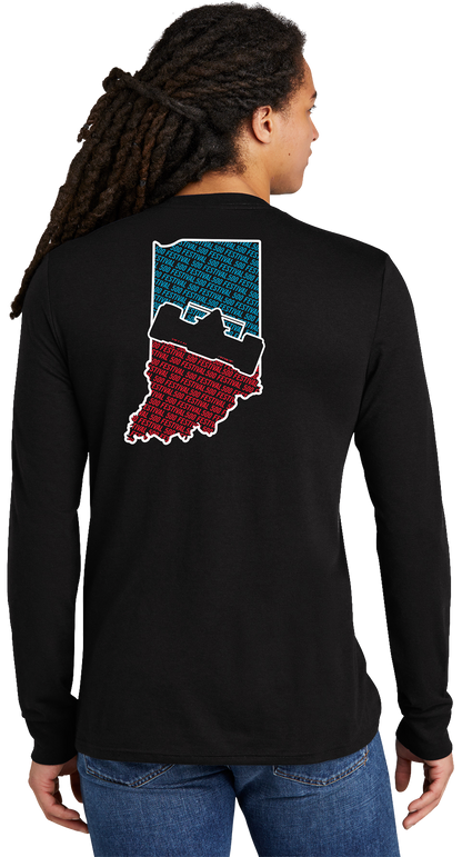 500 Festival State of Indiana Long Sleeve