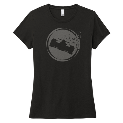 500 FESTIVAL RACE CAR TONE ON TONE WOMEN'S SHORT SLEEVE TEE