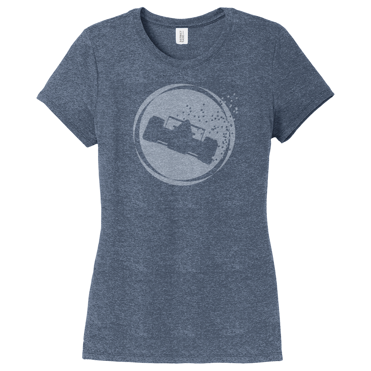 500 FESTIVAL RACE CAR TONE ON TONE WOMEN'S SHORT SLEEVE TEE