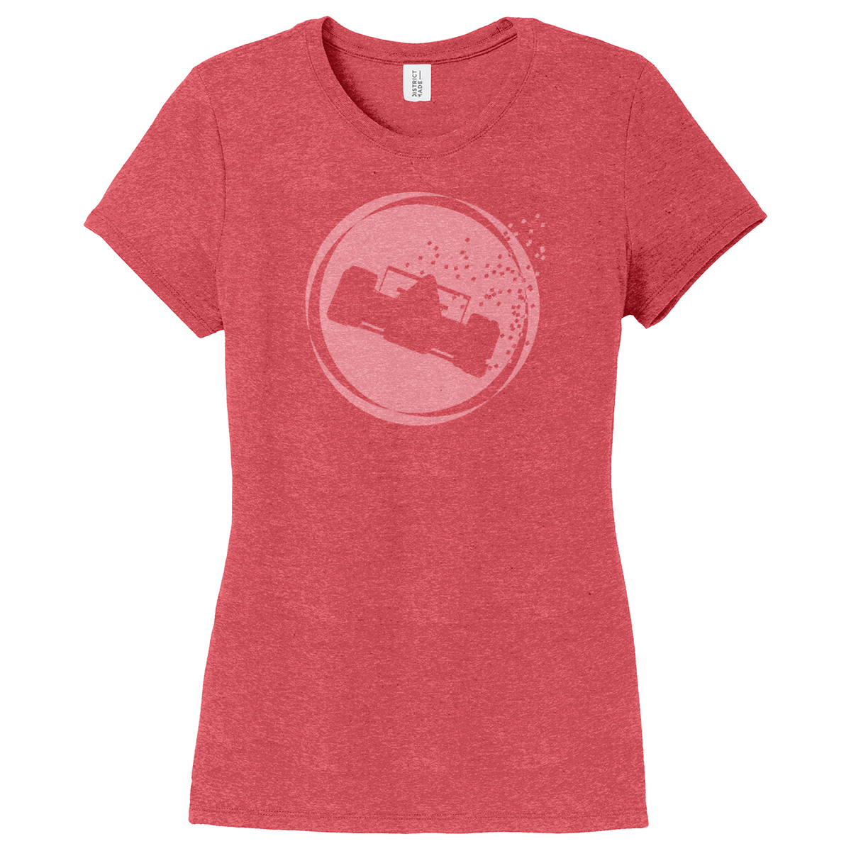 500 FESTIVAL RACE CAR TONE ON TONE WOMEN'S SHORT SLEEVE TEE