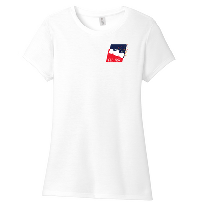 500 FESTIVAL RACE CAR LOGO WOMEN'S SHORT SLEEVE TEE