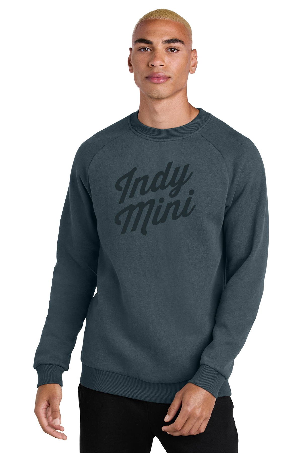 INDY MINI  TONE ON TONE FLEECE CREW