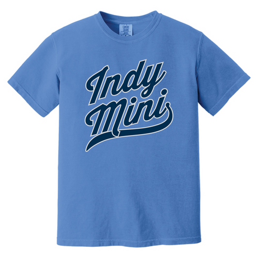 Indy Mini Baseball Script Tee