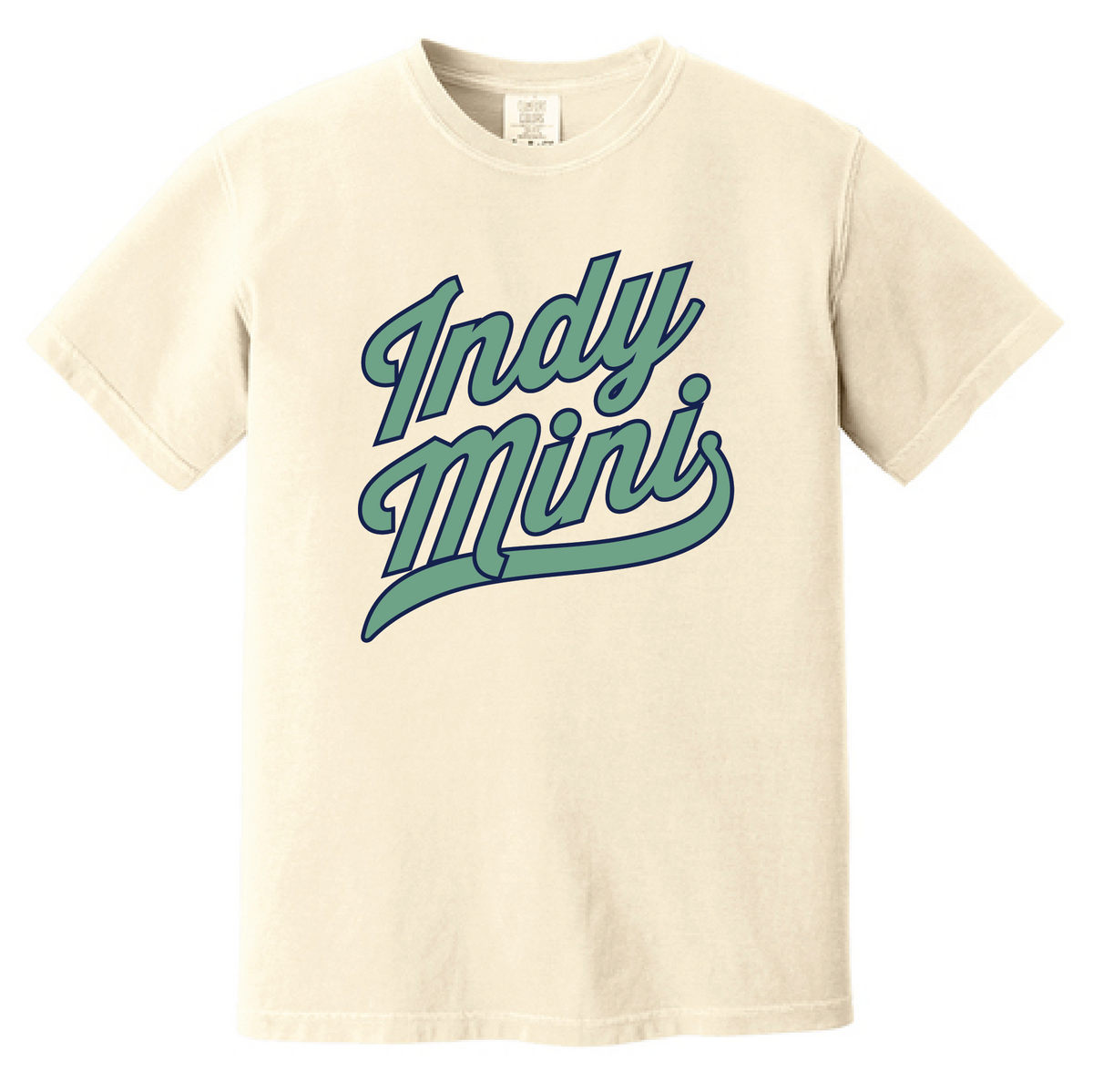 Indy Mini Baseball Script Tee