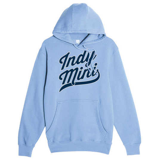 Indy Mini Baseball Script Hoodie