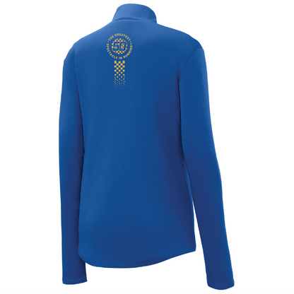 METALLIC 50TH WOMEN'S PERFORMANCE QUARTER ZIP